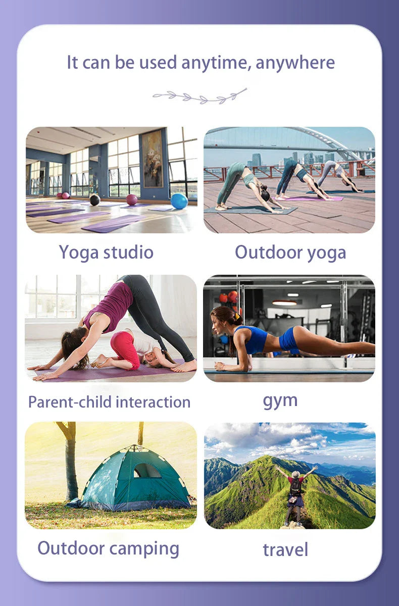 Foldable Yoga Mats Are Suitable for Travel Non-slip, Eco-friendly, Lightweight - SJB-DIAMOND ELITES