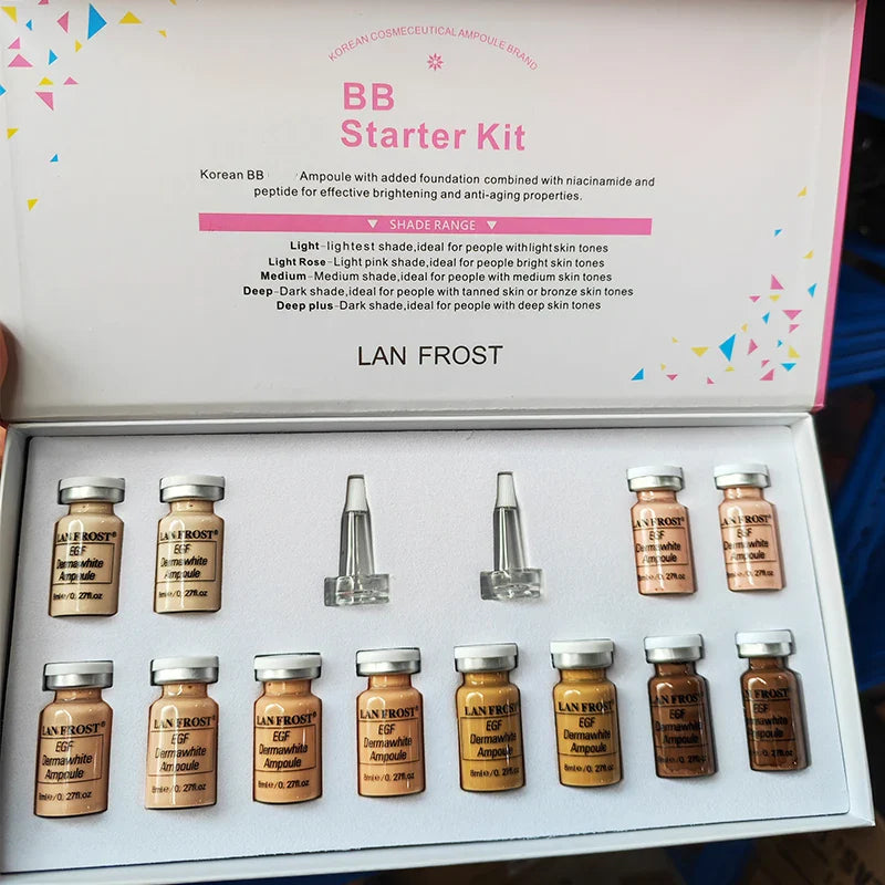 8ml BB Cream Glow Serum Ampoule Essence Facial Niacinamide/Peptide Foundation Moisturizing Hyaluronic Acid Skin Care Beauty Lootquake LLC