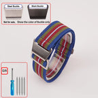 Motorola Moto Elastic Nylon Watch Band - Quick Release Parachute Strap