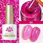 BORN PRETTY 10ml Reflective Glitter Gel Nail Polish Carat Mirage Sparkling Color Shine UV LED Soak Off Semi-Permanant Varnish Lootquake LLC