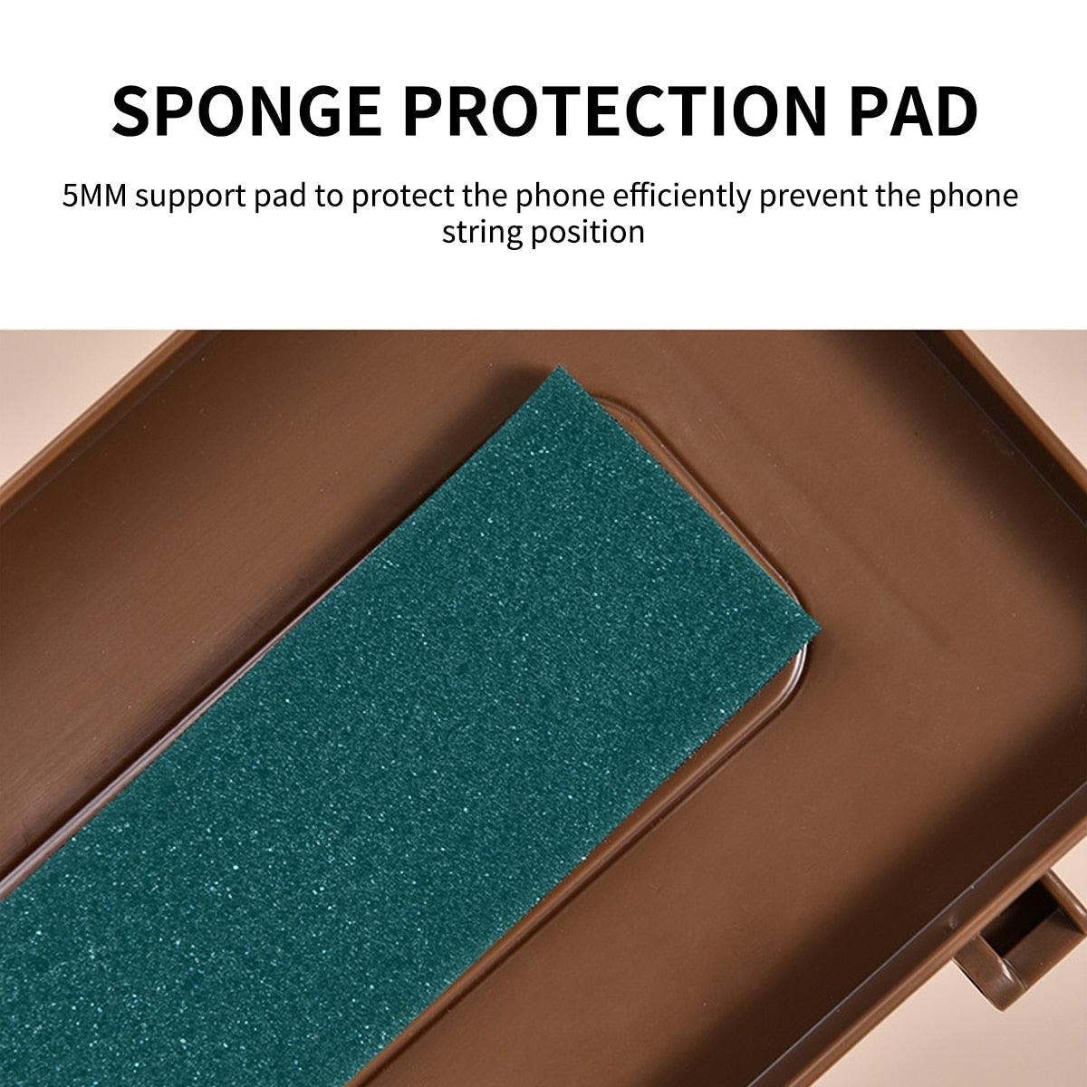 White Phone Holder Waterproof Phone Case Bathroom Shower Phone Holder Stand Box Wall Mounted Shower Case Bracket Full Body Waterproof Shockproof Phone Case Clear Protective Cover Case Stevvex