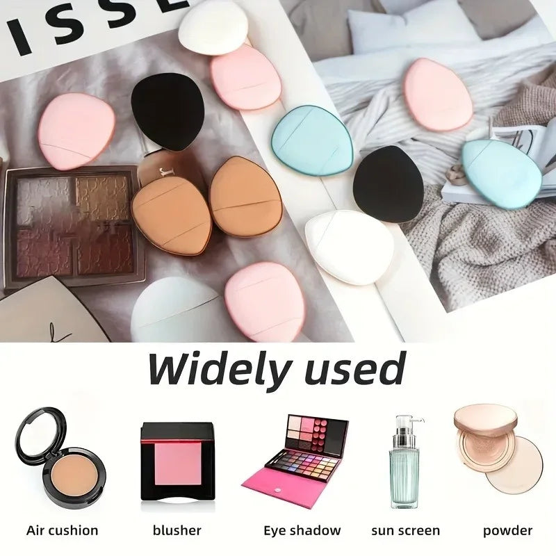 5/10Pcs Mini Finger Puff Foundation Small Air Cushion Powder Sponge Face Concealer BB Cream Cosmetic Applicator Makeup Tools Lootquake LLC