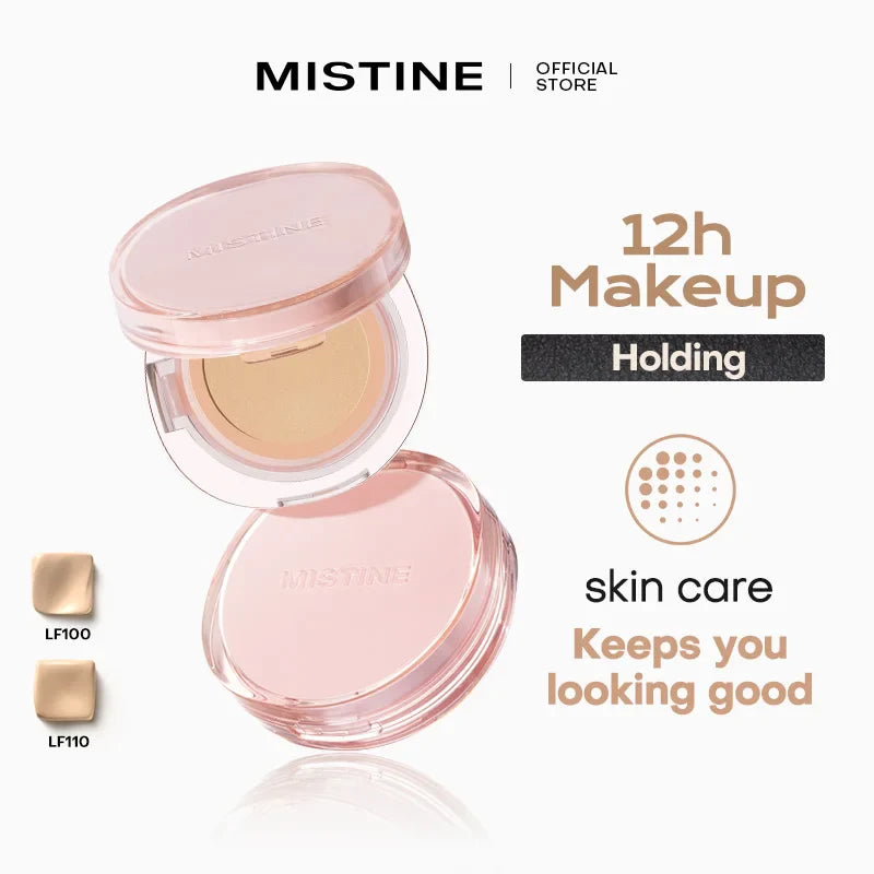 Mistine Foundtion Air Cushion with Natural Dewy Finish Makeup Moisturize Nourish Powdered Cream for Combination Skin 13g 1pc Lootquake LLC