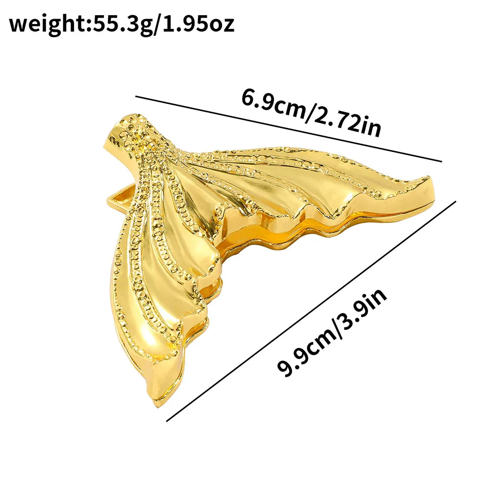 1Pcs Creative Fish Tail Metal Bookmarks, Rare Book Page Holders for Book Lovers, Office Supplies for Bookworm Readers Lootquake LLC