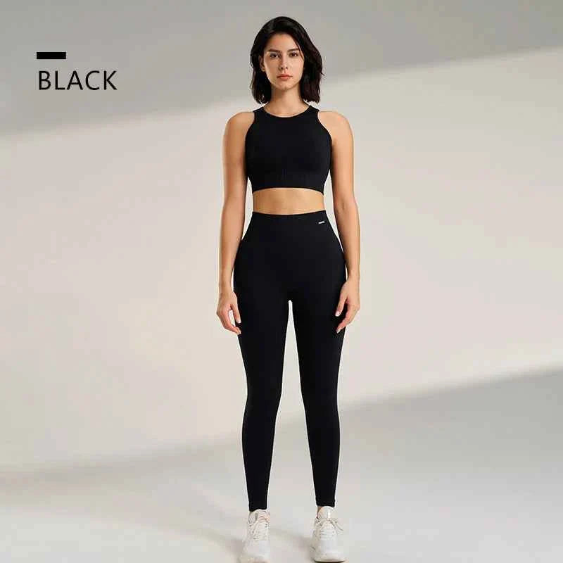 Women's High Waisted Leggings and Top THRIXINE