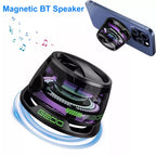 Mini Portable Bluetooth Speaker G200 RGB Color Light Magnetic Speaker BT5.3 Small Sound Box Phone Holder Wireless Loudspeaker Lootquake LLC