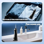 Electric oral irrigator 3 Cleaning Modes USB Rechargeable Waterproof IP65 Oral Irrigator 4 Nozzles Portable Dental Irrigators
