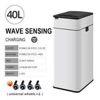 Smart Trash Can 20L 30 40 50 60 Liters Wastebasket Large Kitchen Garbage Cube Home Automatic Stainless Steel Garbage Bin Dustbin Lootquake LLC