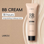 Natural Finish Foundation Cream 30ml Lightweight BB Cover Dark Circles Pores Oil Free Long Lasting Makeup Base Lootquake LLC