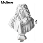 Miniature Desktop Ornament Home Decor Gypsum Portraits Greek Mythology Figurine Famous Sculpture Plaster Bust Statue Lootquake LLC