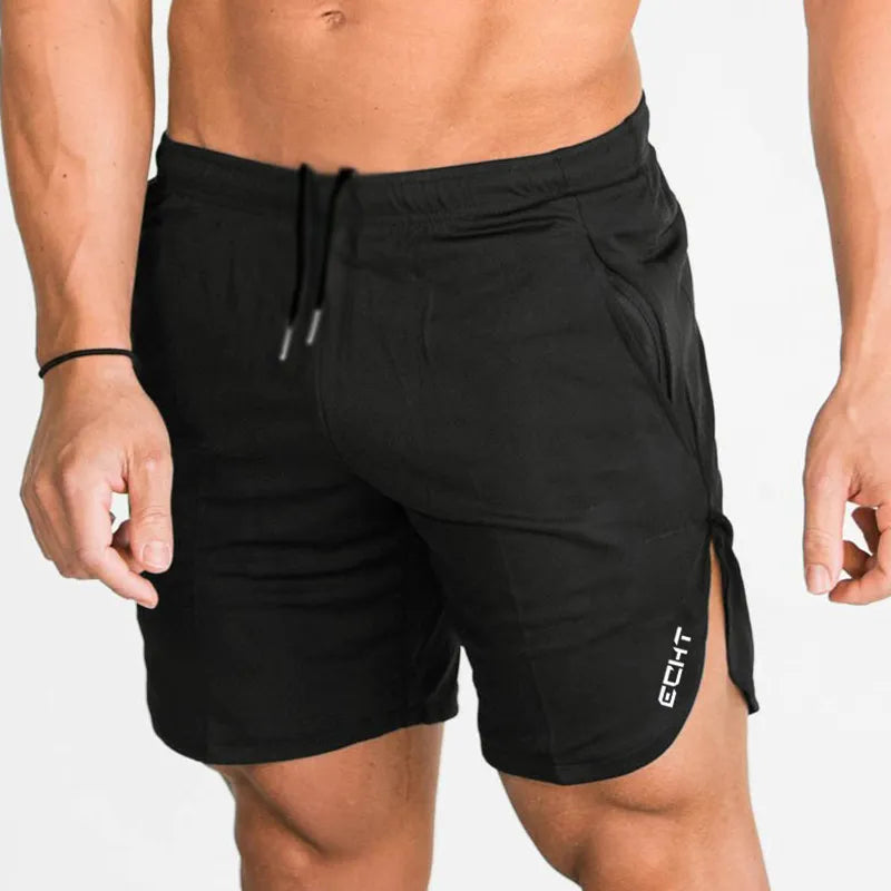 Cotton Casual Shorts Men Gym Fitness Running Sportswear - SJB-DIAMOND ELITES