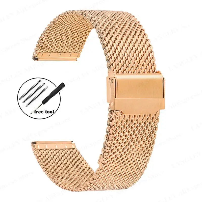 Ticwatch Milanese Mesh Band - Premium Stylish Design - SJB-DIAMOND ELITES
