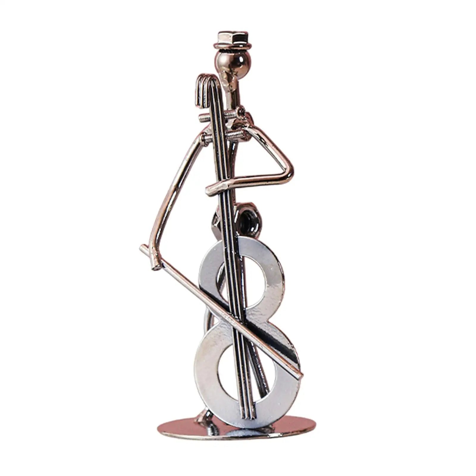 Musical Man Statue Musician Tabletop Figurine for Tabletop Spring Office Lootquake LLC