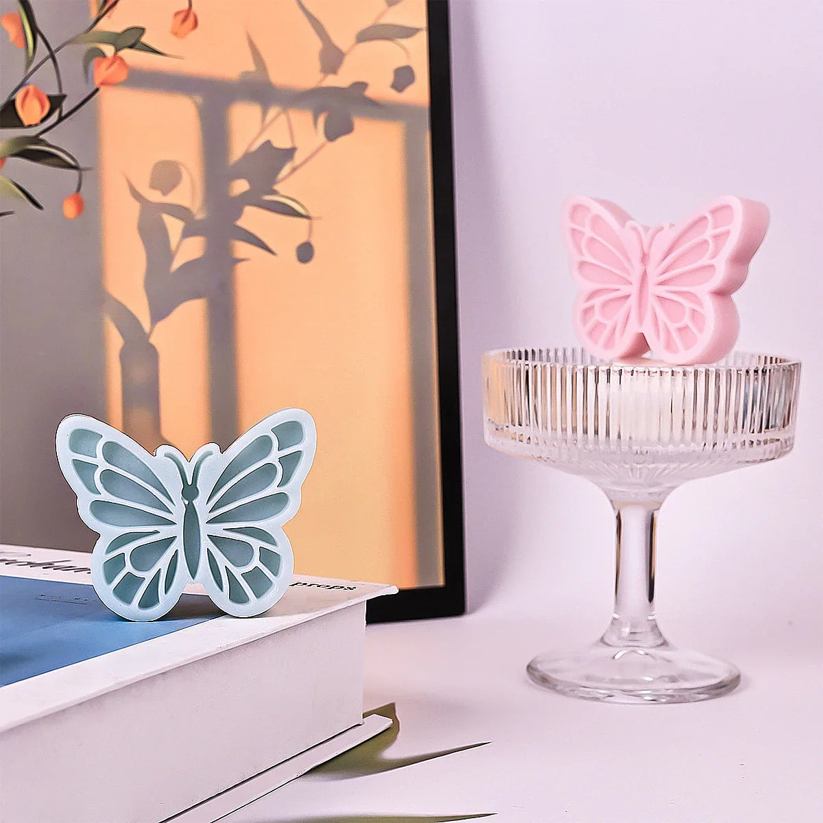 Sculpture Beautiful Butterfly Candle Silicone Mold DIY Insect Series Resin Mould Aromatherapy Soap Gypsum Handmade Home Decor Lootquake LLC