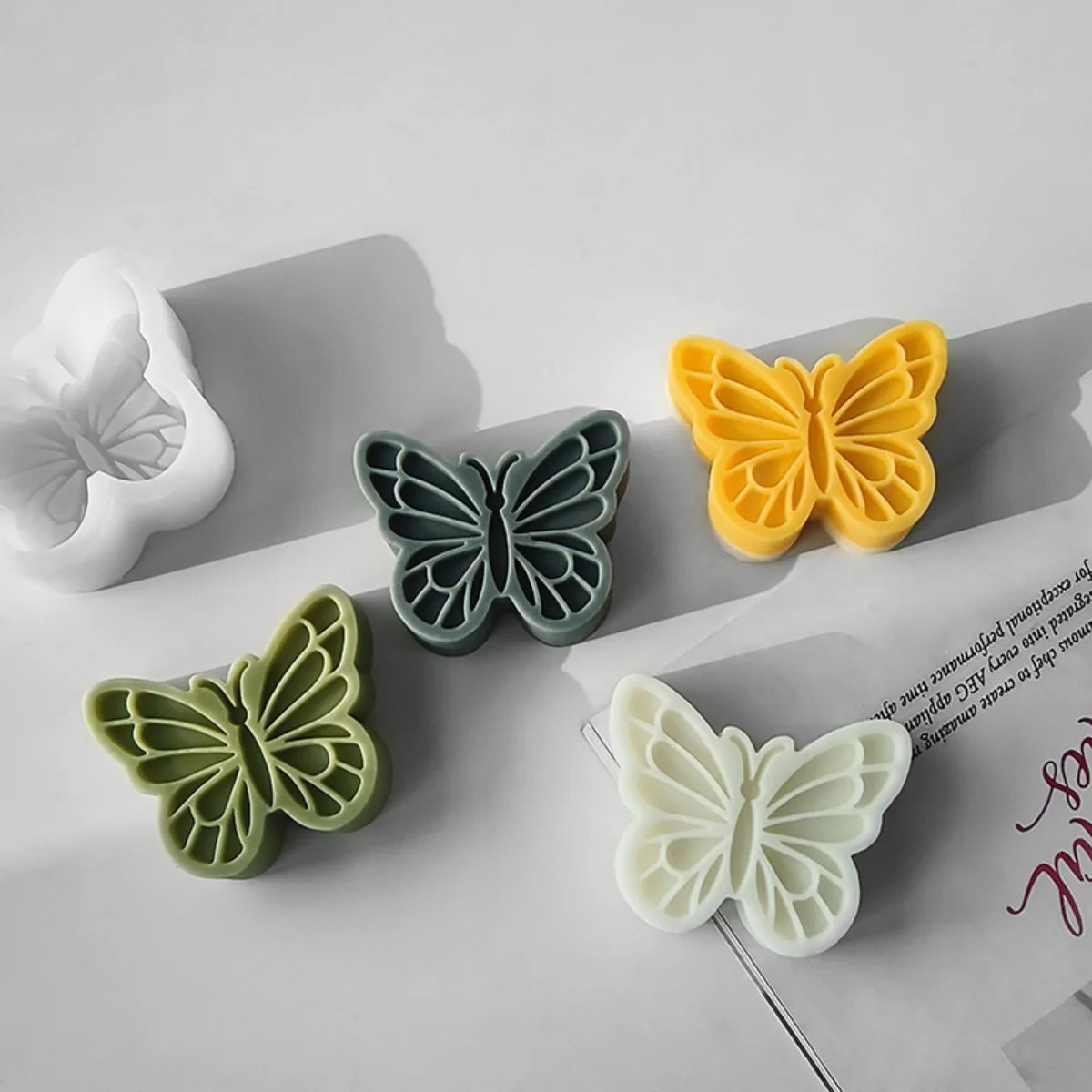 Sculpture Beautiful Butterfly Candle Silicone Mold DIY Insect Series Resin Mould Aromatherapy Soap Gypsum Handmade Home Decor Lootquake LLC
