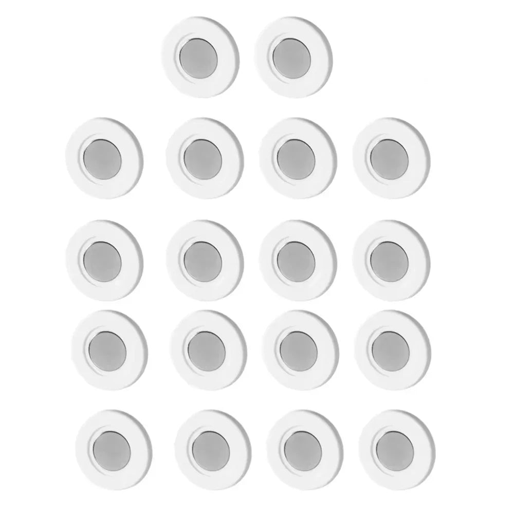 3-24pcs Magnetic Remote Control Holder Air Conditioning Remote Control Wall Storage Magnetic Hook Non Perforated Magnetic Buckle