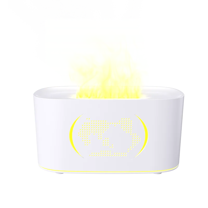 Map Humidifier Colorful Gradient Flame Aroma Diffuser Home Hotel Desktop USB Air Humidification Lootquake LLC