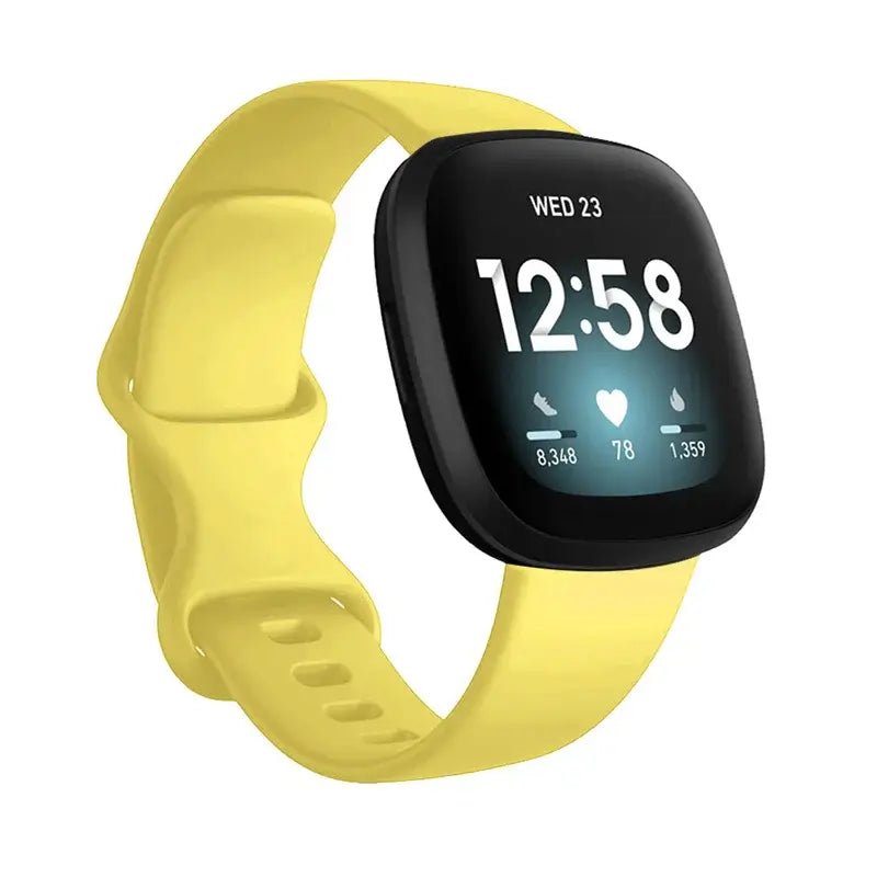 Fitbit Versa & Sense Silicone Band - Durable Stylish Straps - SJB-DIAMOND ELITES