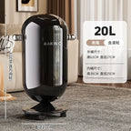 Premium Touch-Free Trash Can Large Capacity Stainless Steel Waste Bin for Living Room Kitchen Bathroom Floating Lid Tall Design Lootquake LLC