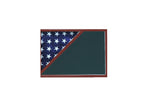 Shadow box for 5x9.5 flag, Cherry Finish The Military Gift Store