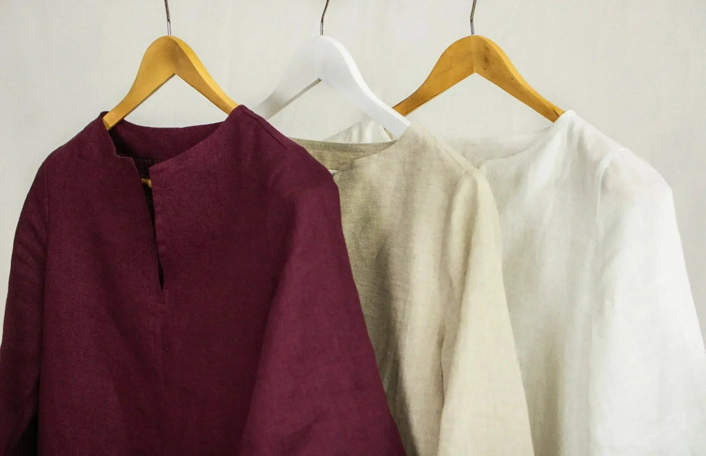 Dark Plum linen oversize top - SJB-DIAMOND ELITES