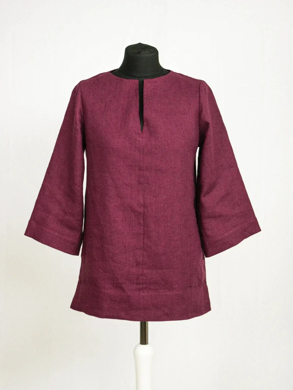 Dark Plum linen oversize top - SJB-DIAMOND ELITES