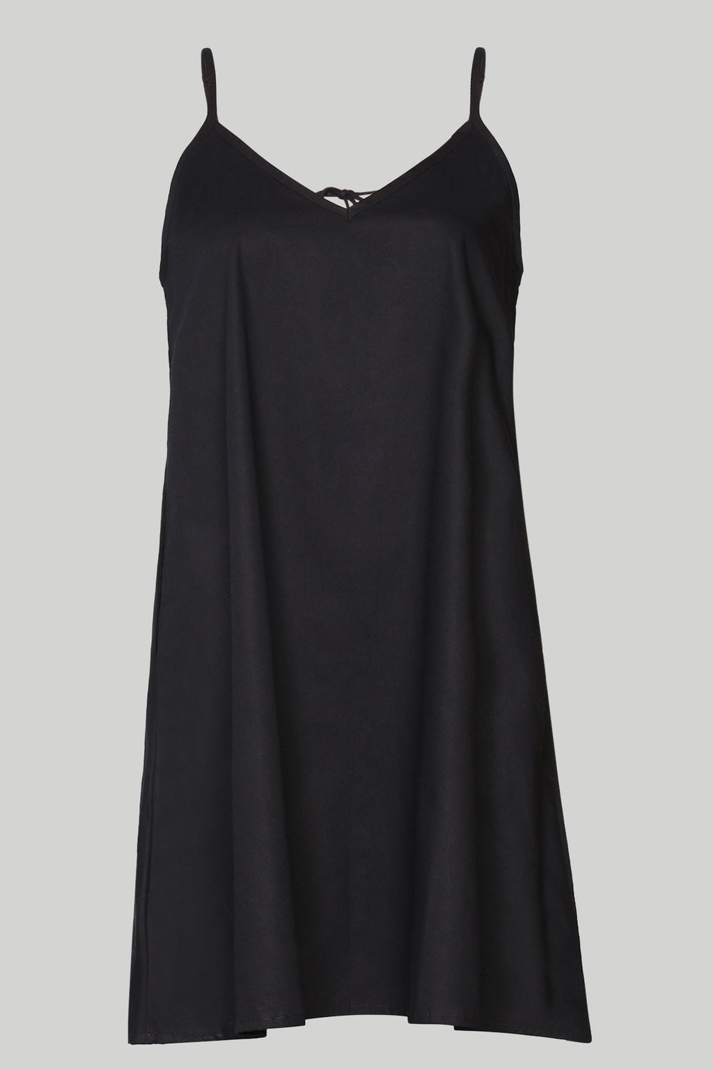 Short Tent Dress in Black Purplish Diva
