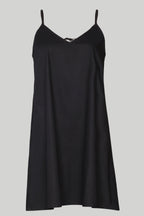 Short Tent Dress in Black Purplish Diva