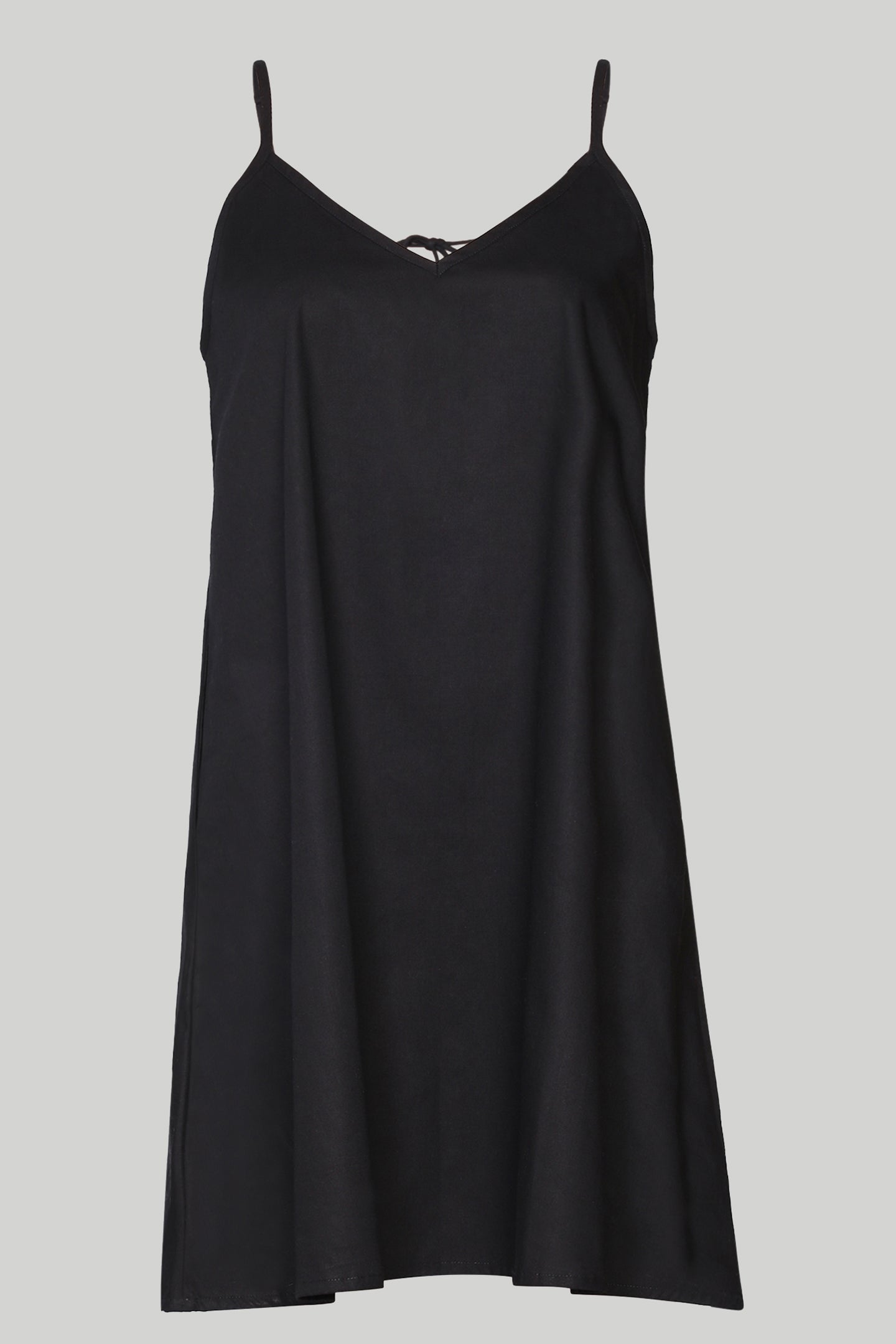 Short Tent Dress in Black Purplish Diva