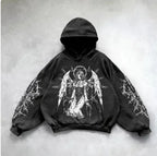 Urban Vibe Hooded Y2K Streetwear Sweatshirt Pi-Mart