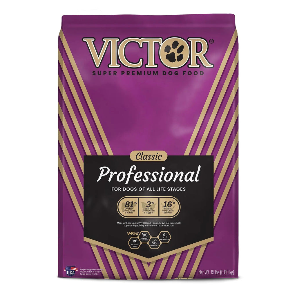 Victor Super Premium Dog Food – Professional Dry Dog Food – Super Premium Dog Food with 26% Protein Gluten Free - for High Energy and Active Dogs & Puppies 15lbs Lootquake LLC