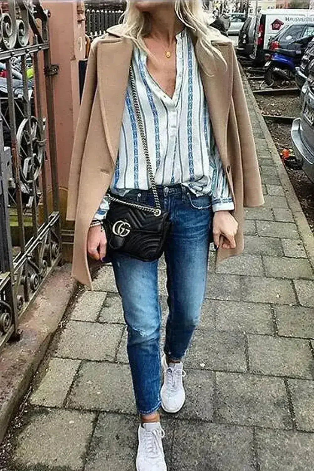 Button Up Long Sleeve Blouse - SJB-DIAMOND ELITES