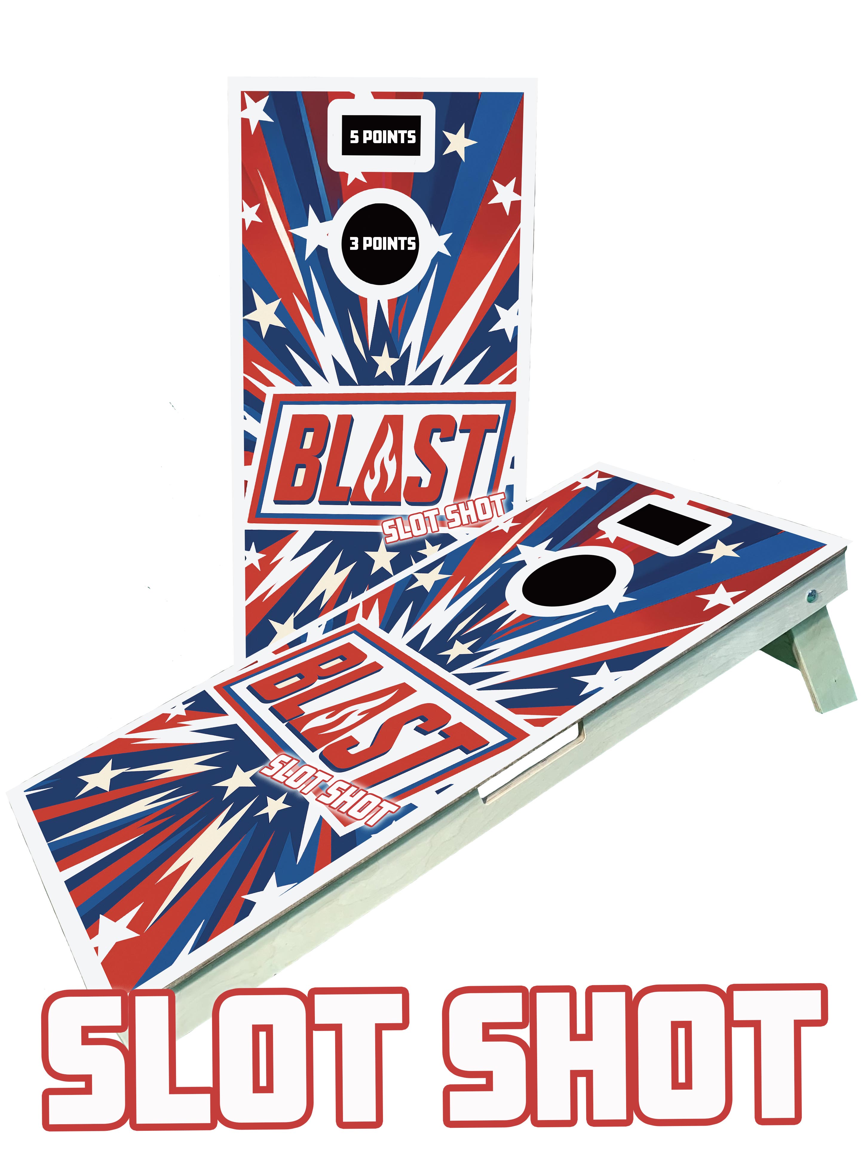 Blast Cornhole SLOT SHOT Boards - 5x the fun!!! - SJB-DIAMOND ELITES