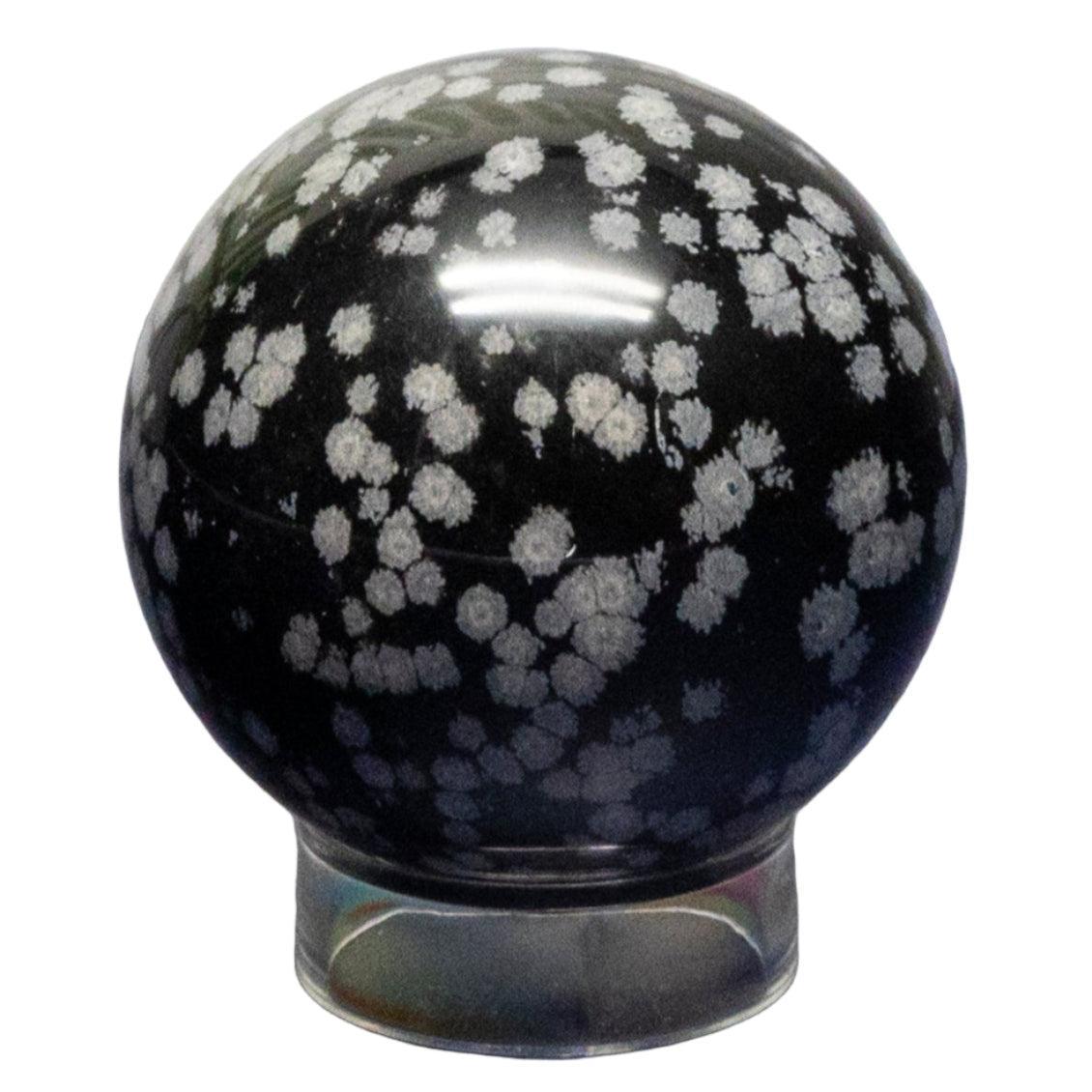 Snowflake Obsidian Sphere 50 - 52mm - SJB-DIAMOND ELITES