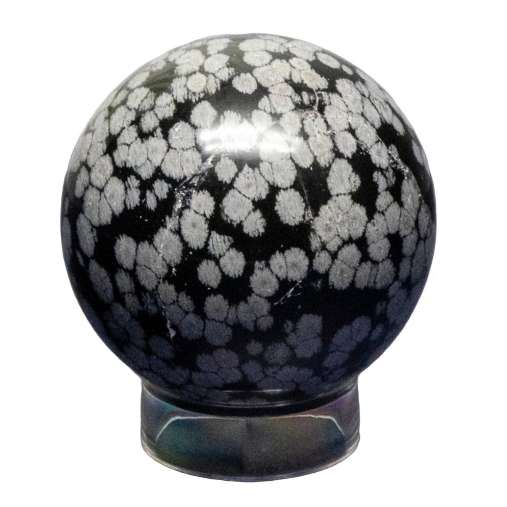 Snowflake Obsidian Sphere 50 - 52mm - SJB-DIAMOND ELITES