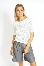 So Sweet Frill Polka Dots Top - SJB-DIAMOND ELITES