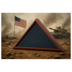 Flag Connections Large Flag Box With Personalized Glass The Military Gift Store