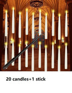 LED Floating Candles With Candle Sticks Pi-Mart