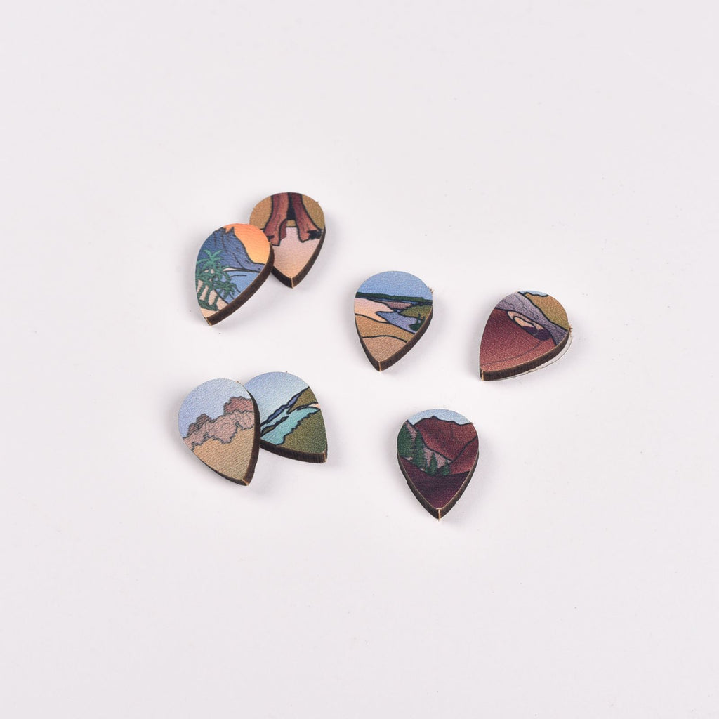 National Parks Sticky Pins Enjoy The Wood