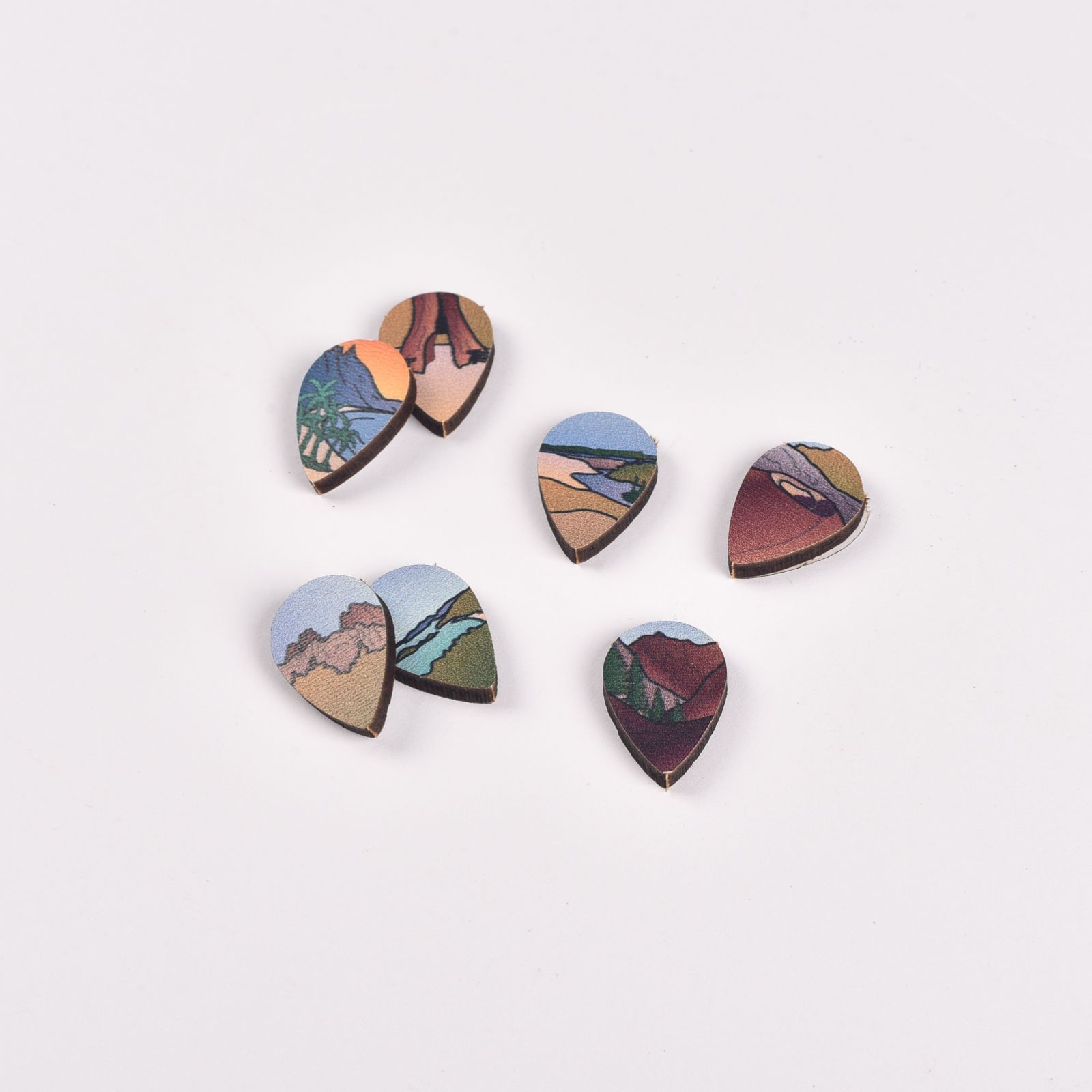 National Parks Sticky Pins Enjoy The Wood