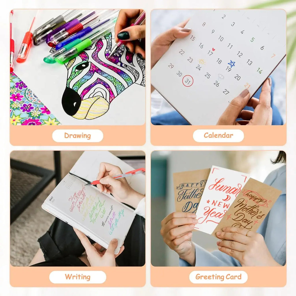 Glitter Gel Pens Pi-Mart
