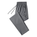 Mens Joggers with Zipper Pockets Athletic Pants Workout Trousers Outdoor Sports Running Sweatpants Gym Fall Pants (Bottom Grey 4XL) Lootquake LLC