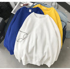 Sweatshirt Casual Loose Fit Hoodie Pi-Mart