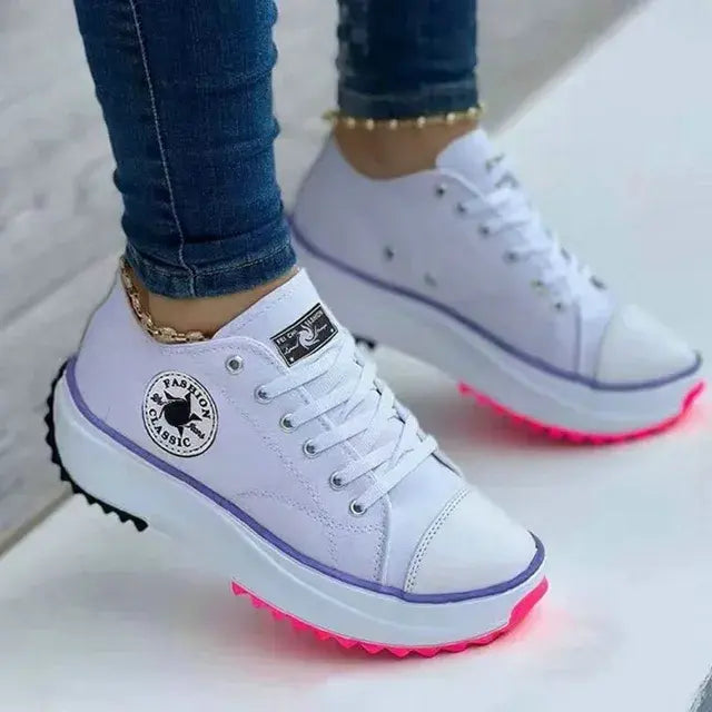 Canvas Comfort Sneakers Pi-Mart