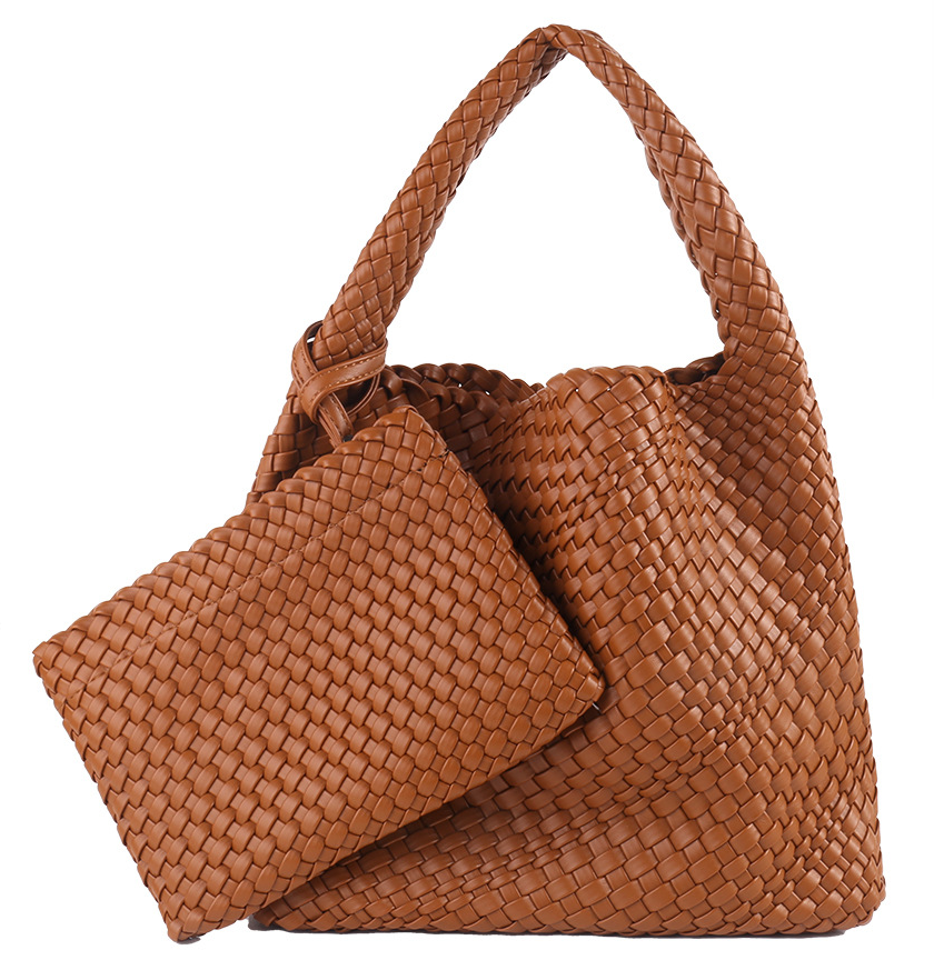 Commuter Hobo Bag Large Woven Purse 2 in 1 - SJB-DIAMOND ELITES