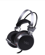 Proffesional Studio Gaming PC Headphones With LED Lights In Modern Luxury Metal Design For Gamers and DJ - SJB-DIAMOND ELITES