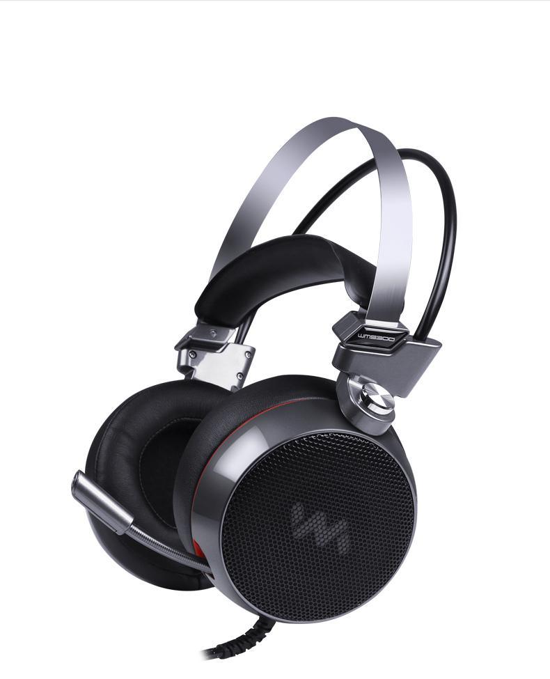 Proffesional Studio Gaming PC Headphones With LED Lights In Modern Luxury Metal Design For Gamers and DJ - SJB-DIAMOND ELITES