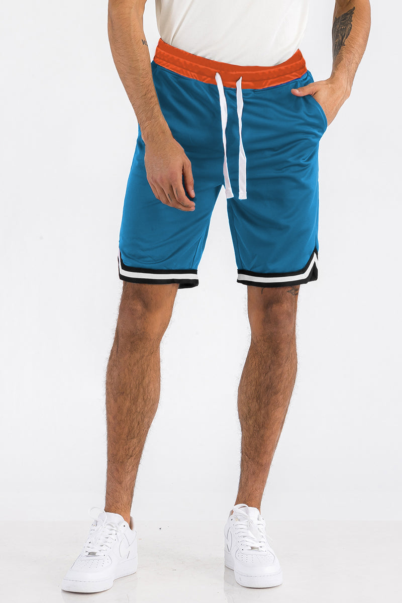 Mens Striped Basketball Active Jordan Shorts - SJB-DIAMOND ELITES