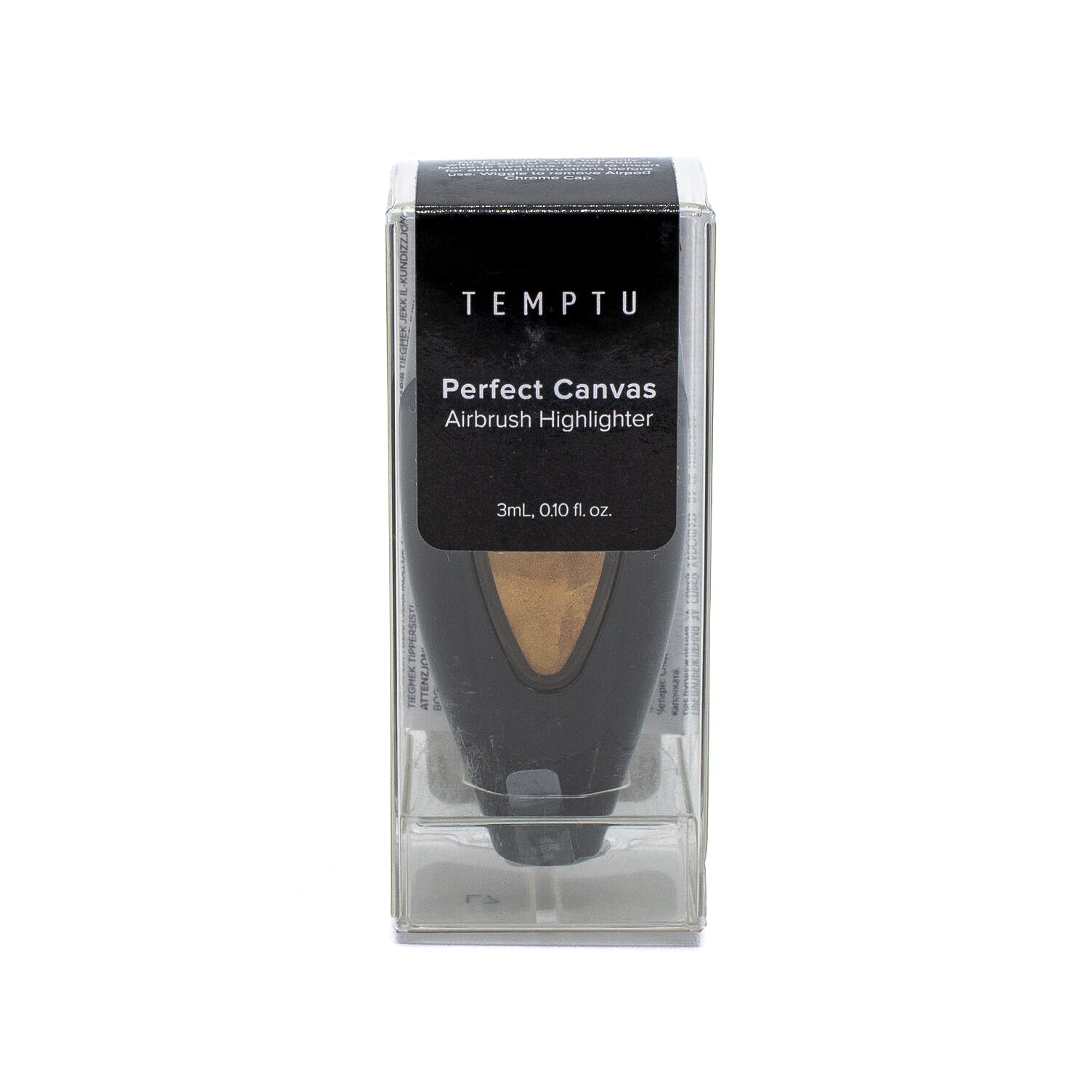 TEMPTU Perfect Canvas Airbrush Highlighter 0.10oz GOLD - Imperfect Box This is Beauty US
