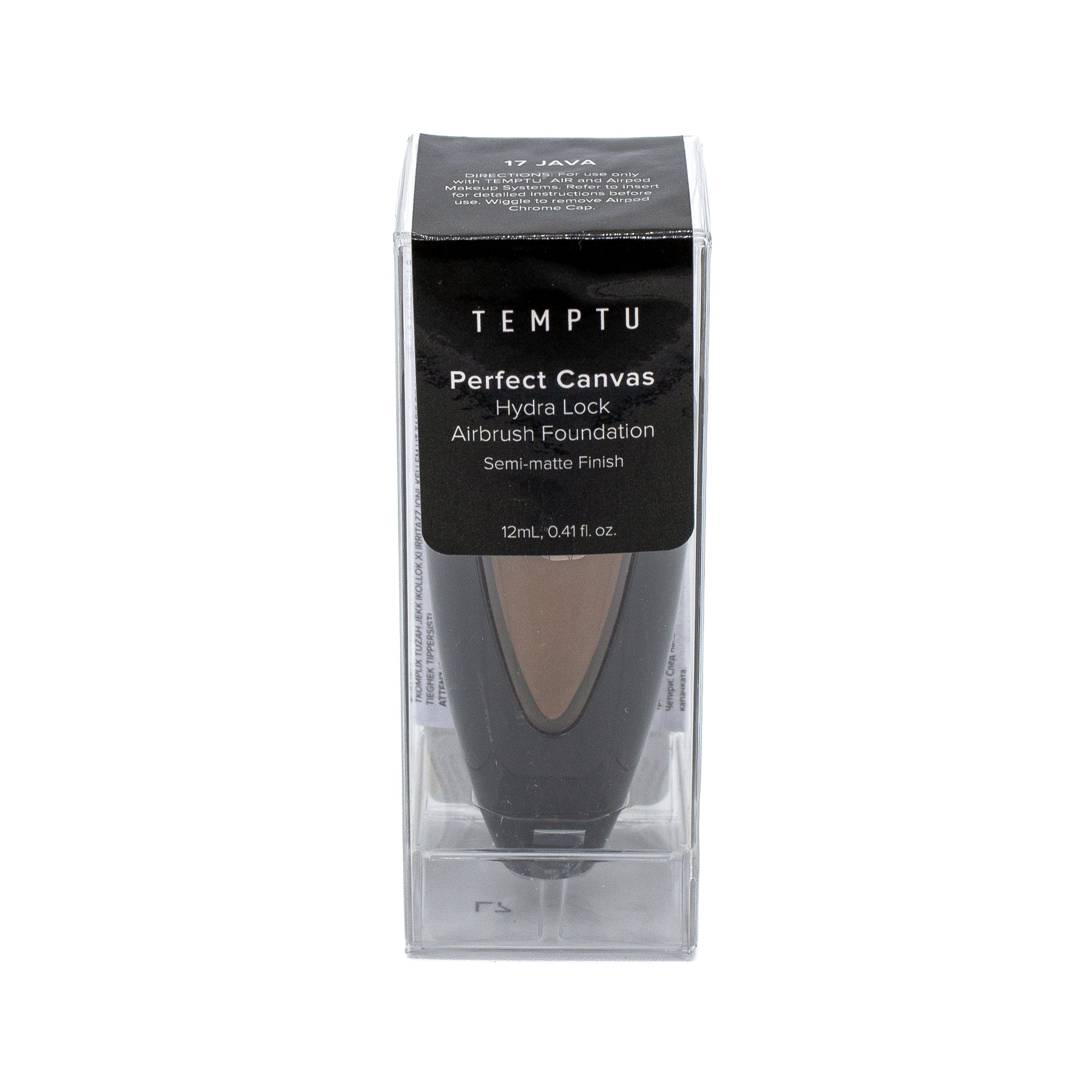 TEMPTU Perfect Canvas Hydra Lock Airbrush Foundation 17 JAVA - Imperfect Box This is Beauty US